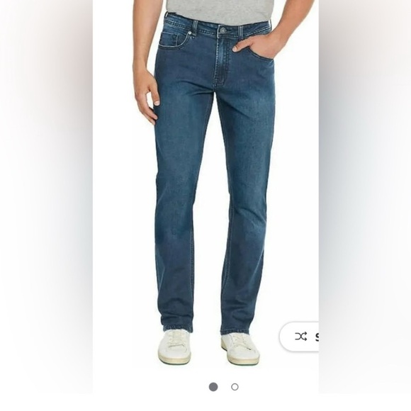 Two Pair Men's Blue Jeans Like New 36/32 - Picture 2 of 7